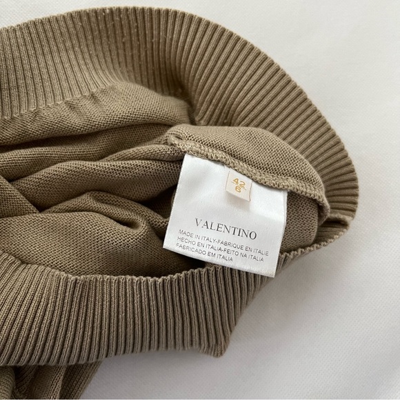 Valentino cotton cropped tank top tan 42 - Picture 7 of 13